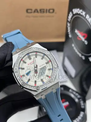 Luxury Casio G Shock (With Custom VVS Moussainaite)
