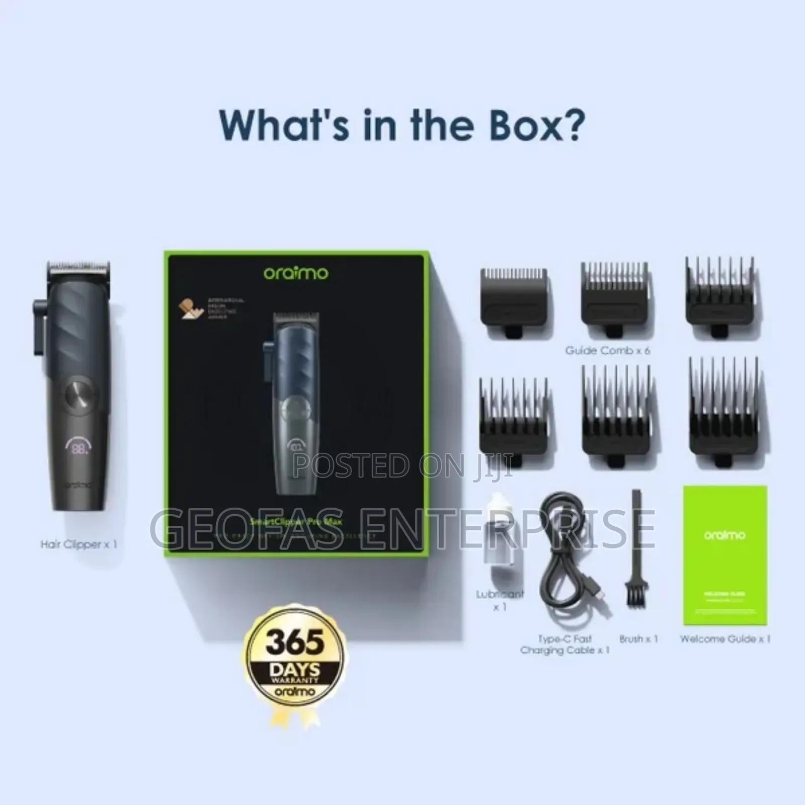 Oraimo Smart Pro Max Professional Hair Clipper
