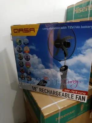 Suitable Standing Fan - Rechargeable 18''