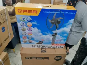Efficient Qasa 18'' Rechargeable Standing Fan