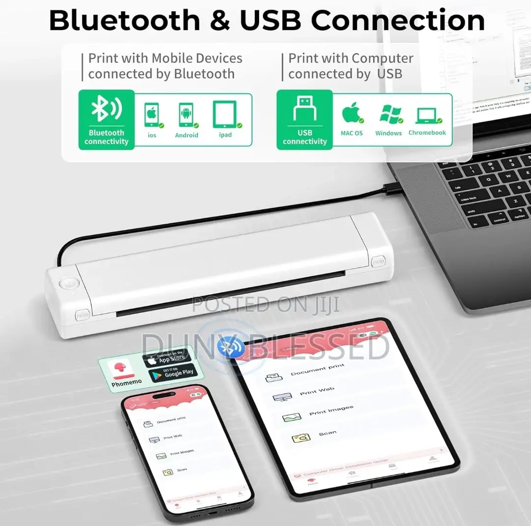 M08f Inkless Portable Printer