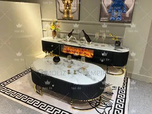 Luxury Centre Table With It's Fireplace Tv Stand