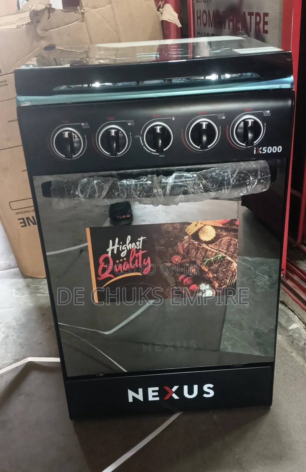 >NEXUS 4burner Standing Stove With Auto Ignition,Oven,Grill<