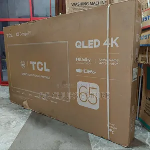 >Brand New TCL 65"Inch Ultra HD HDR Qled Smart Google Tv<