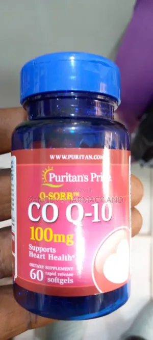 Puritan's Pride Coq10 100mg,Supports Heart Health,60 Softgel