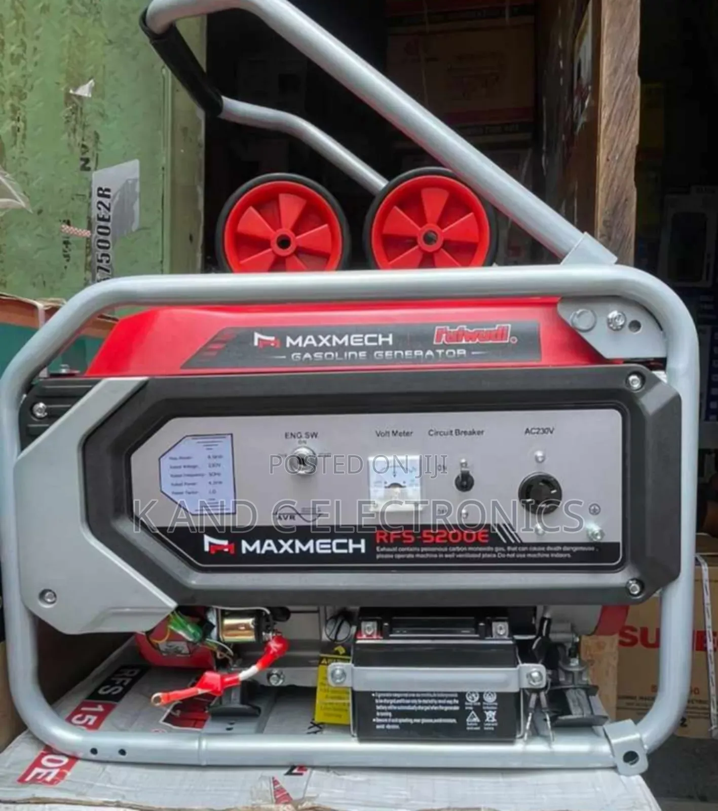MAXMECH 3.5KVA Petrol GENERATOR 100% Copper