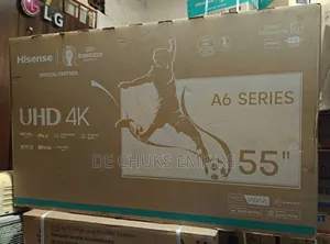 Hisense 55"Inch Uhd Bluetooth Smart TV (2024) His 55 A6N