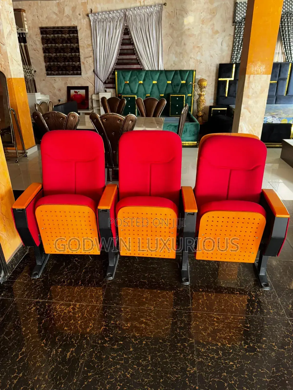 Executive Auditorium Chairs 3 Seater