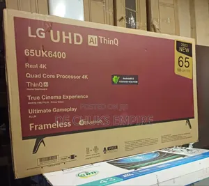 Brand> LG 65"Inch Smart Internet Frameless Tv+Bluetooth