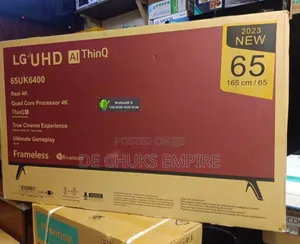 Brand> LG 65"Inch Smart Internet Frameless Tv+Bluetooth