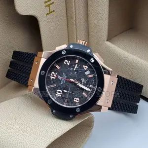 Luxury Hublot Quality Rubber Strap Wristwatches