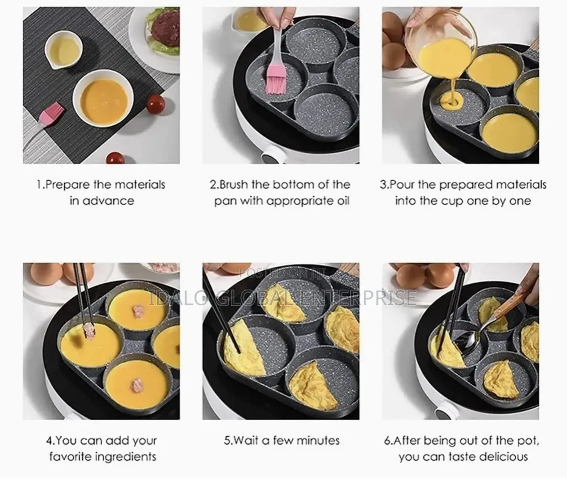 Nonstick Fry Pan - 4 Sections