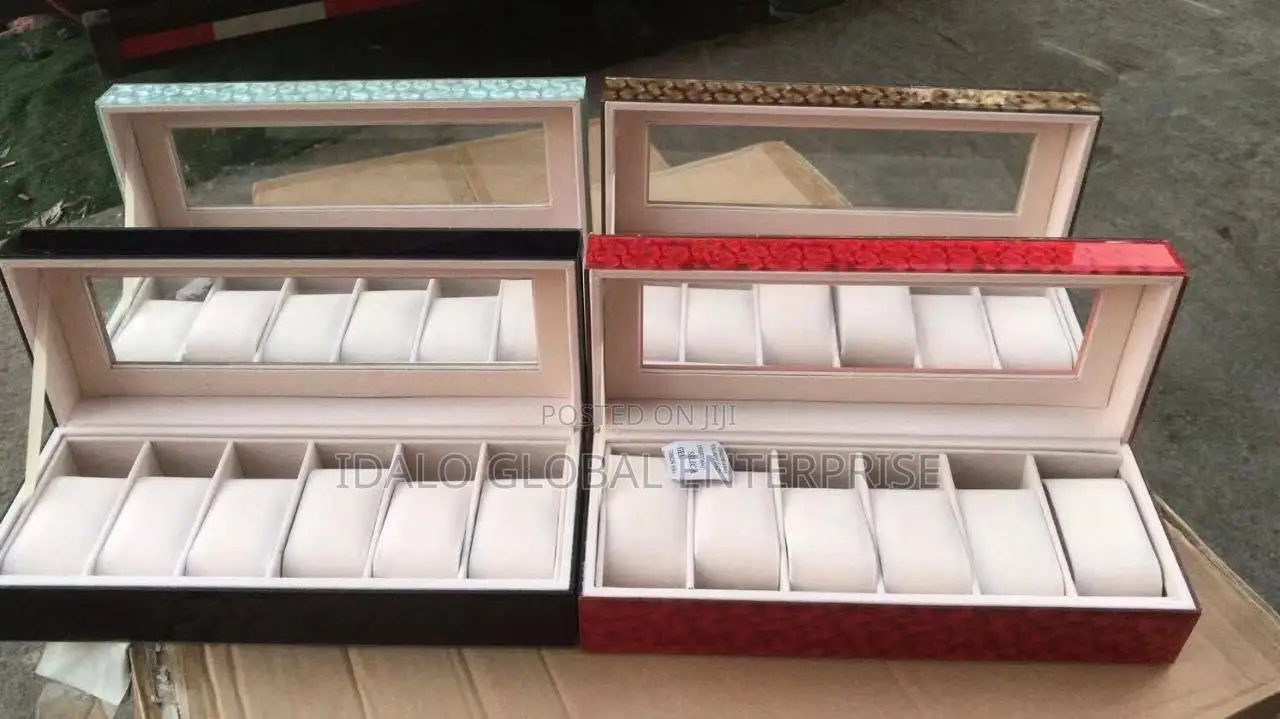 6 Slot Wrist Watch Box