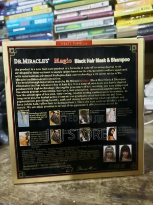 Dr. Miracle's Magic Black Hair Mask and Shampoo 100ml