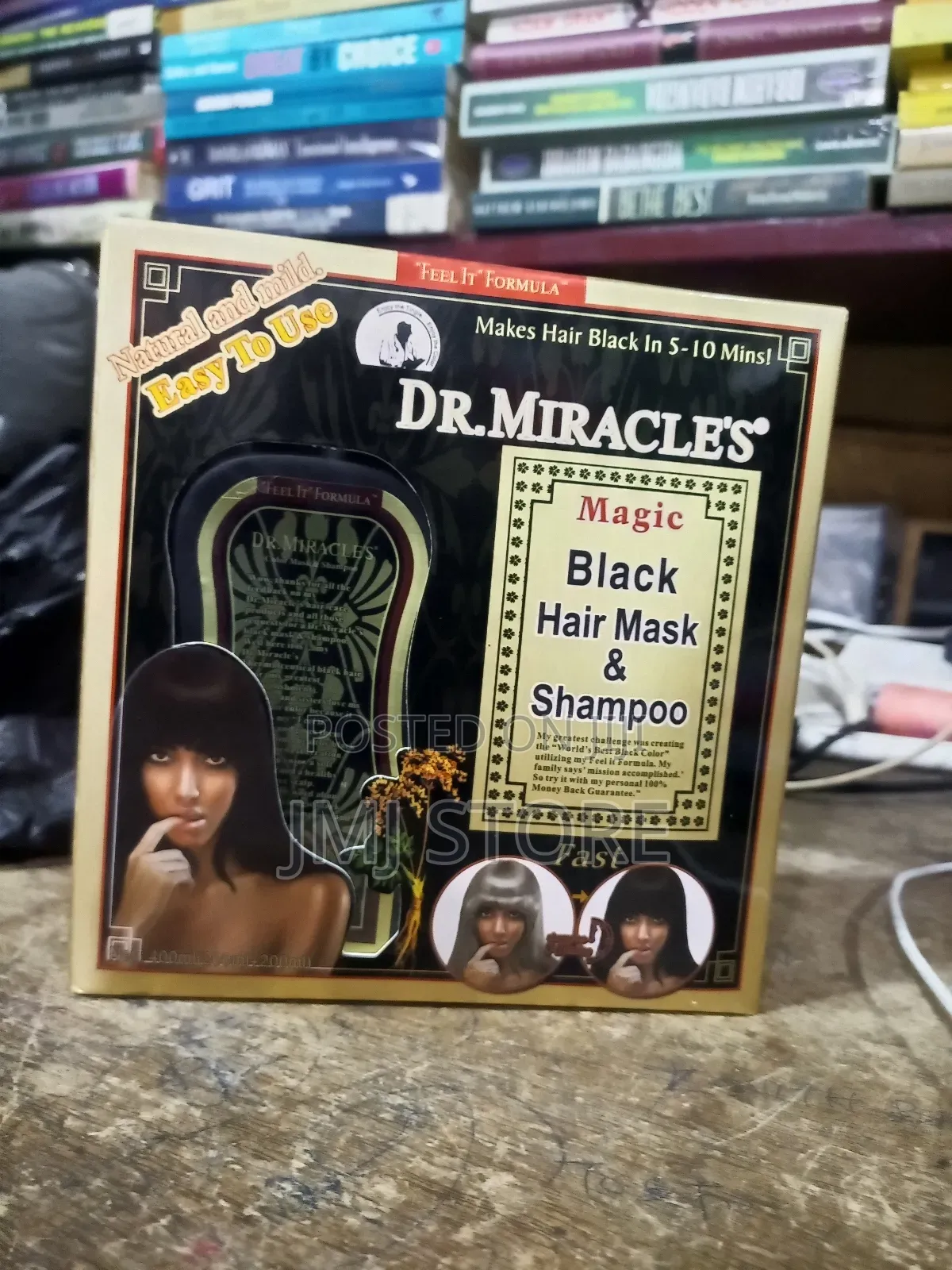 Dr. Miracle's Magic Black Hair Mask and Shampoo 100ml