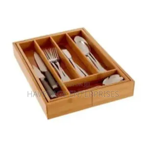 Extendable Wooden Cutlery Tray