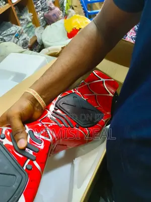 Red Hoverboard With Bluetooth Speaker and Led Light Remote