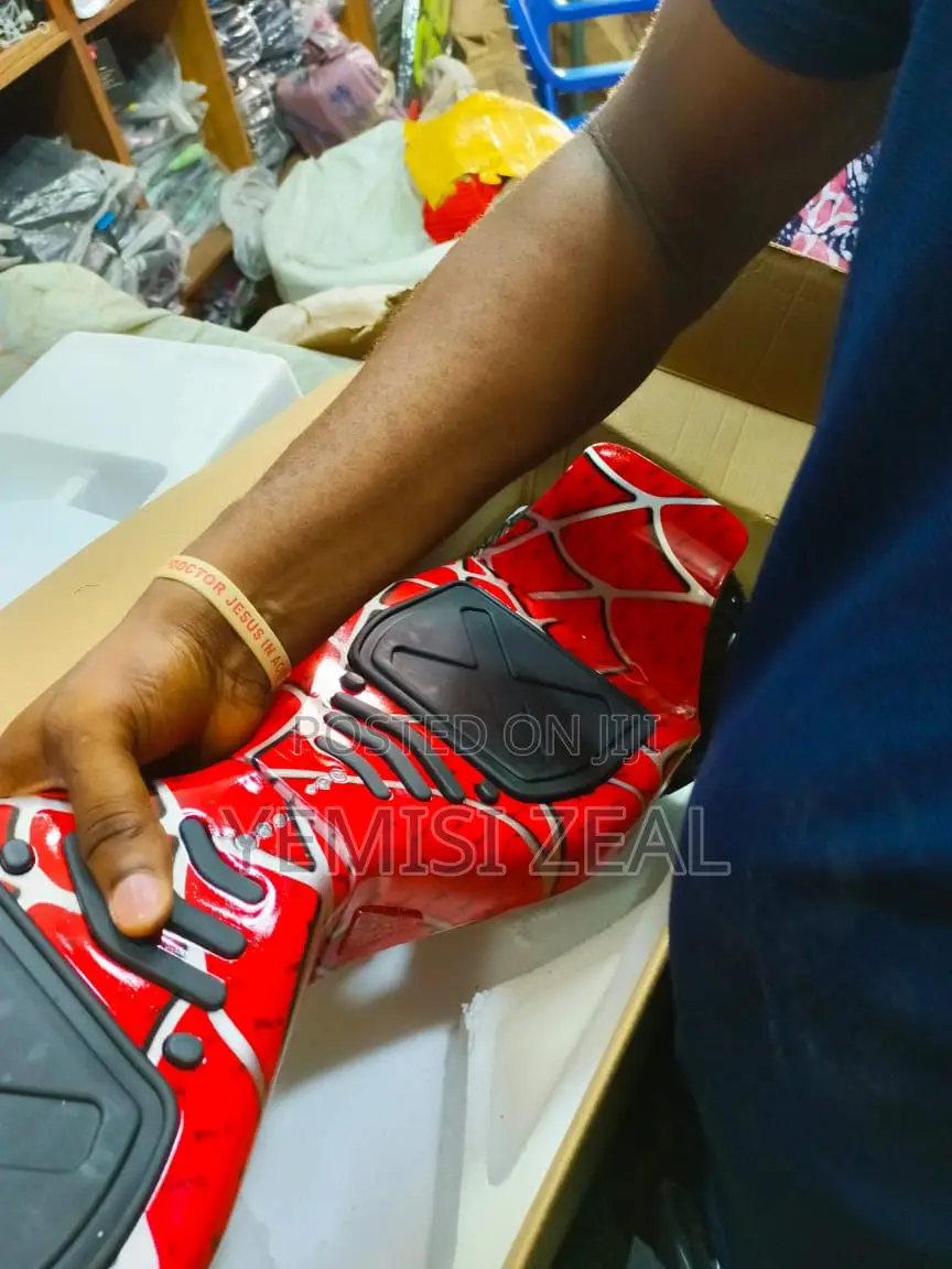 Red Hoverboard With Bluetooth Speaker and Led Light Remote