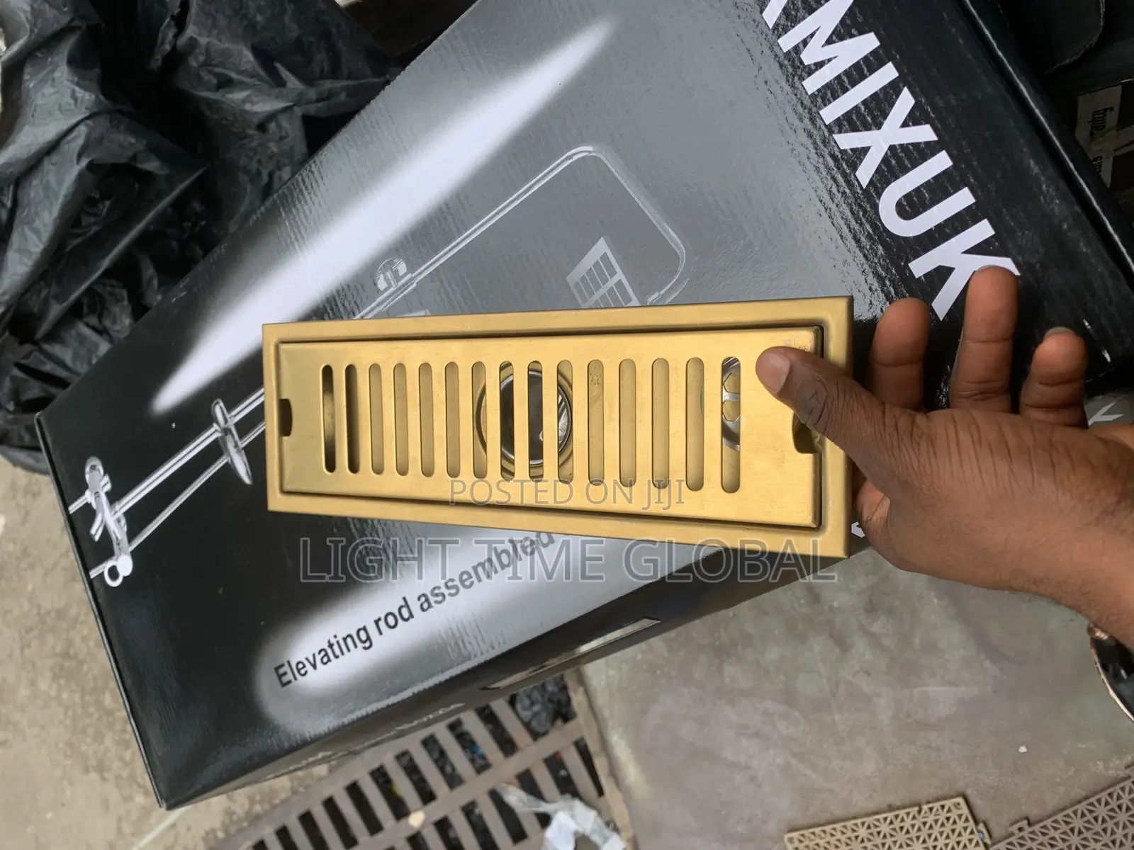 Gold Floor Drain