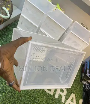 Transparent Acrylic Unique Square Shoe Box