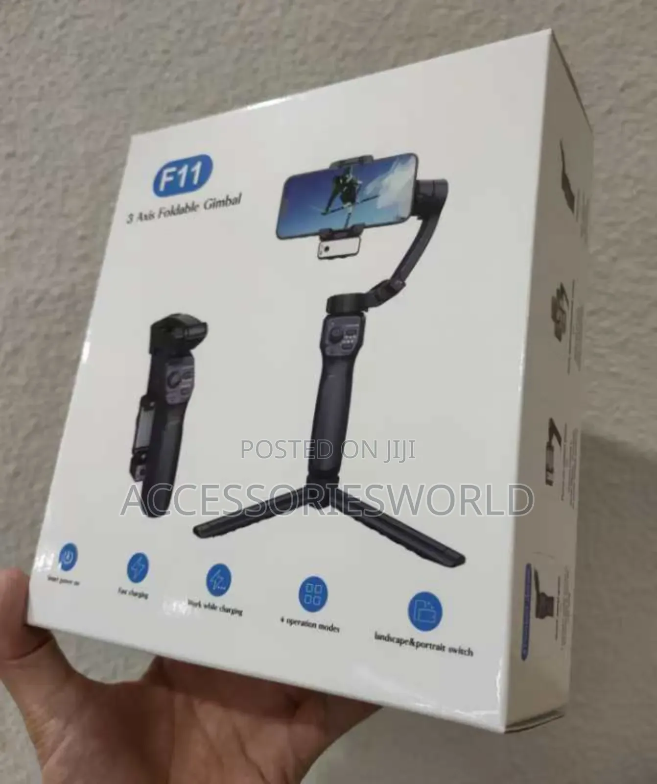 F11 Ai Face Tracking Flashlight 3-Axis Gimbal Stabilizer