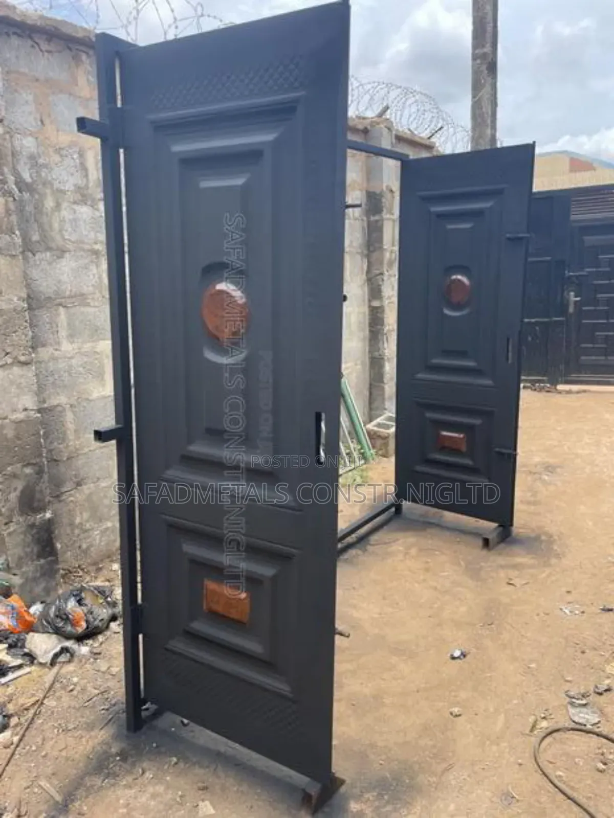 3ft Bullet Proof Door With Pipe Frame