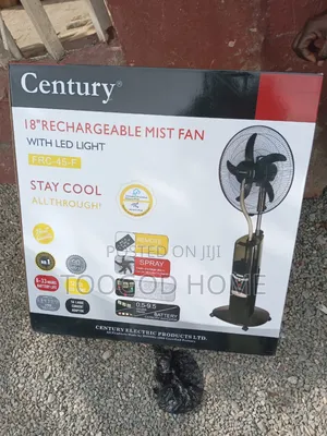 18"Rechargeable Century Mist Fan