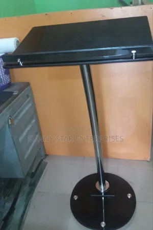 High Quality Thick Glass Single Pole Pulpit