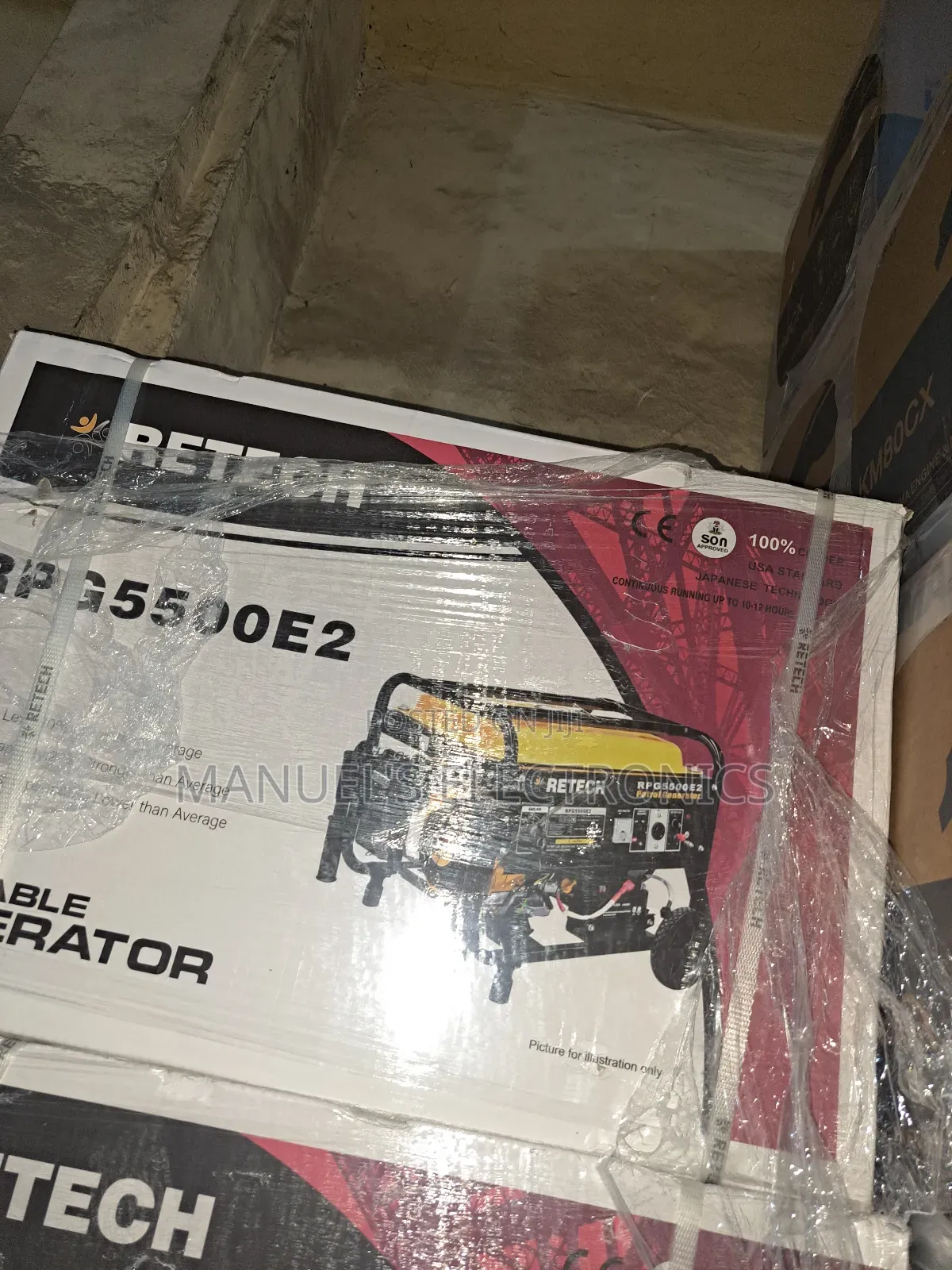(3.5kva)Retech Petrol Generator Model Rpg5500e2 100% Copper
