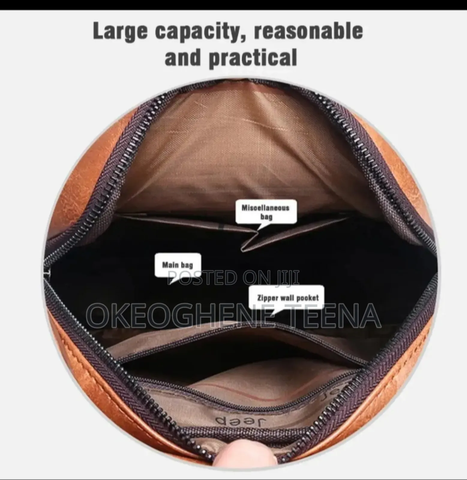 Men Durable Small 3 in 1 Shoulder Bag.