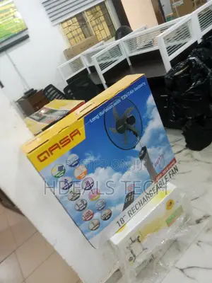 Fast Cooling 18 Inches QASA Rechargeable Fan