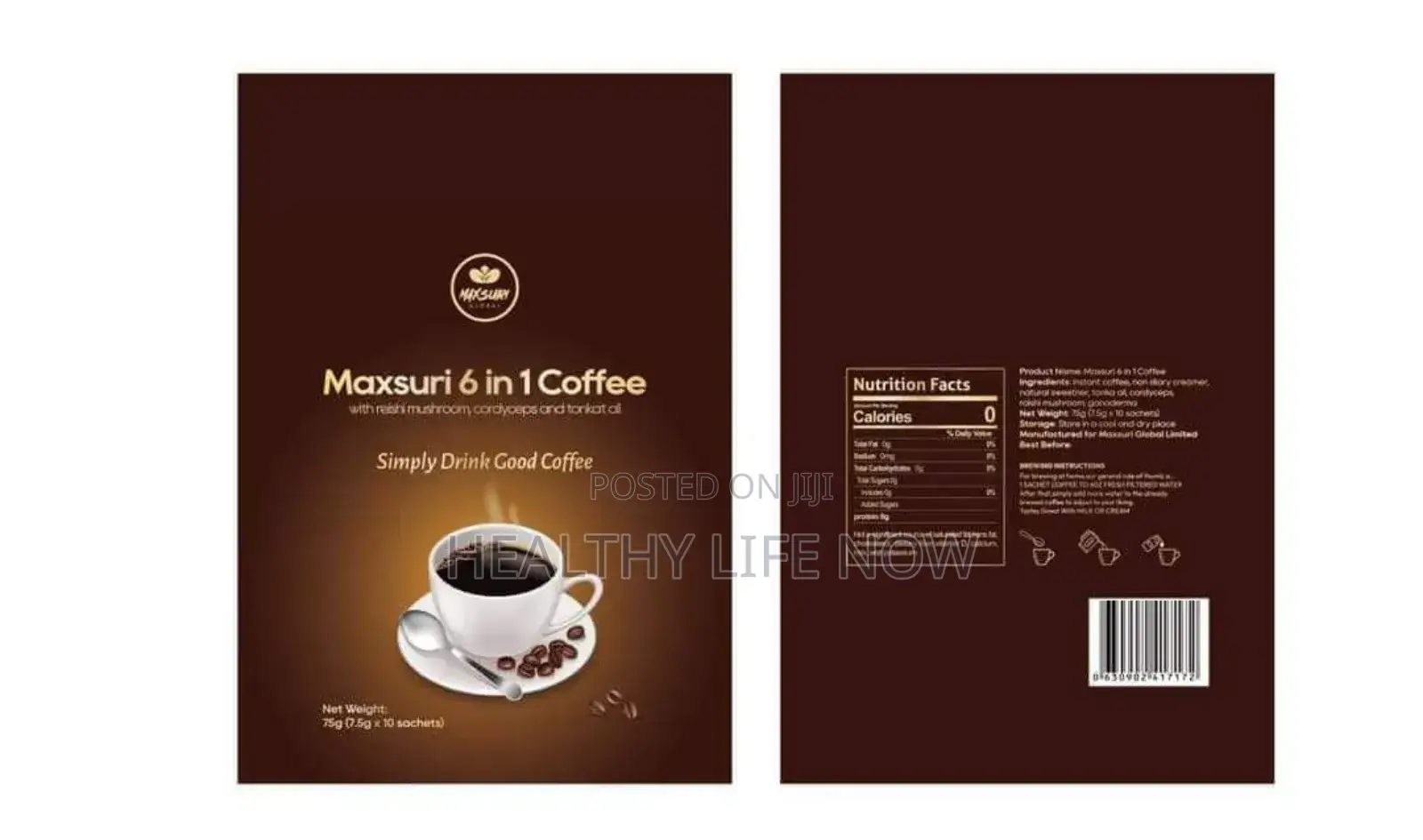 Get Maxsuri 6 in 1 Coffee Here