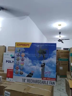 New Improved Qasa 18" Rechargable Fan -QRF-7918