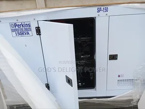 Photo - 150kva Perkins Soundproof Generator With 1year Warranty