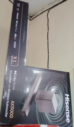 280w 3.1 Channel Hisense Sound Bar With Bluetooth