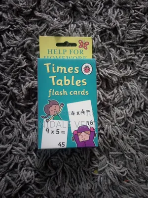 Times Table Flash Cards