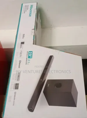 340watts Hisense Sound Bar With Wireless Subwoofer