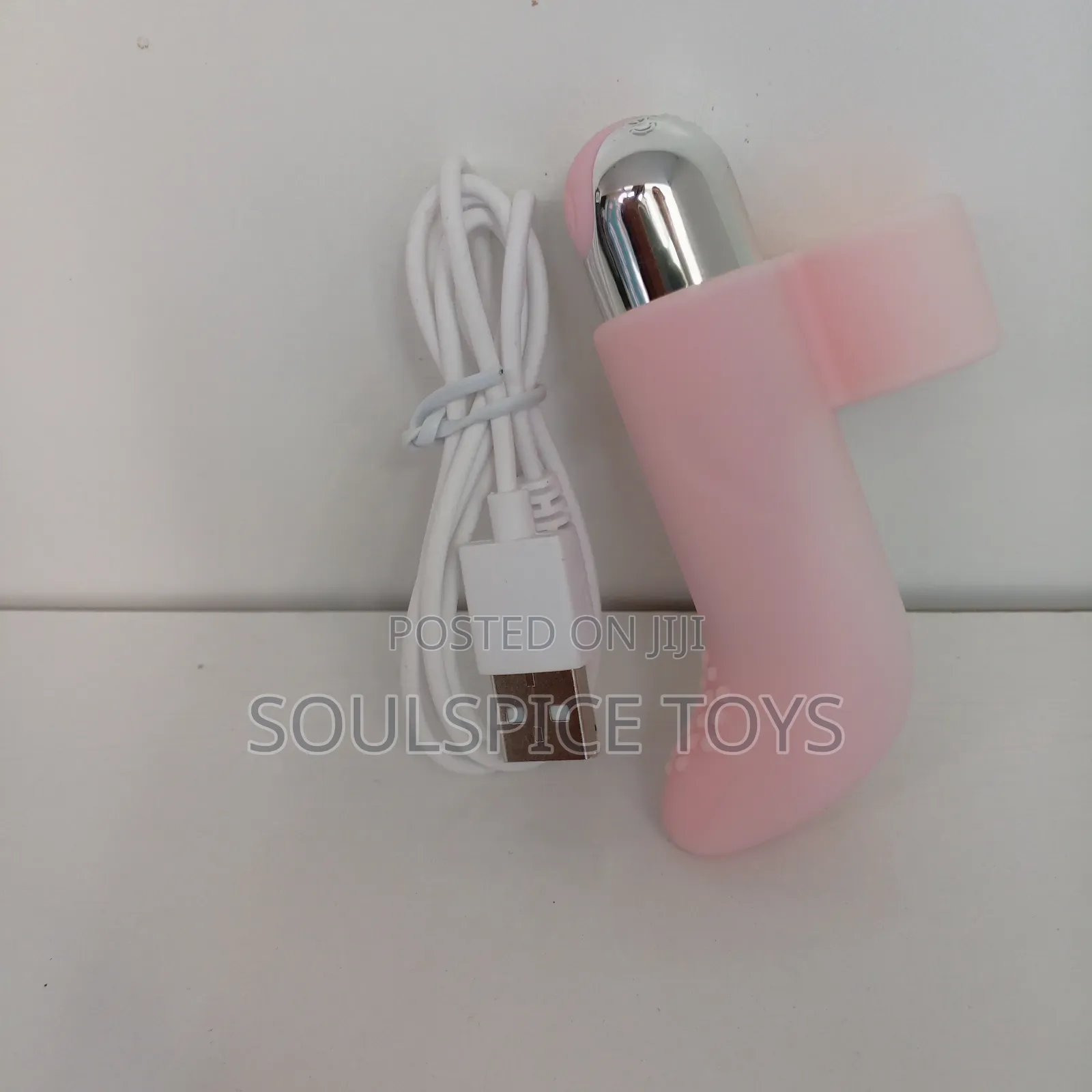 Silicone Finger Bullet Pink