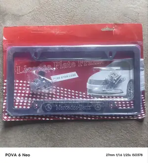 Mercedes Benz Plate Number Frame Abj