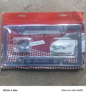 Honda Plate Number Frame Abj