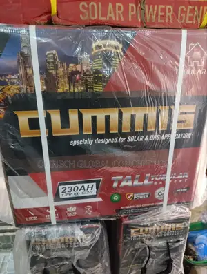 12 v 230 Ah Cummins Tubular Solar Battery