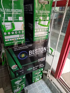 12 v 220 Ah Beston Tall Tubular Solar Battery