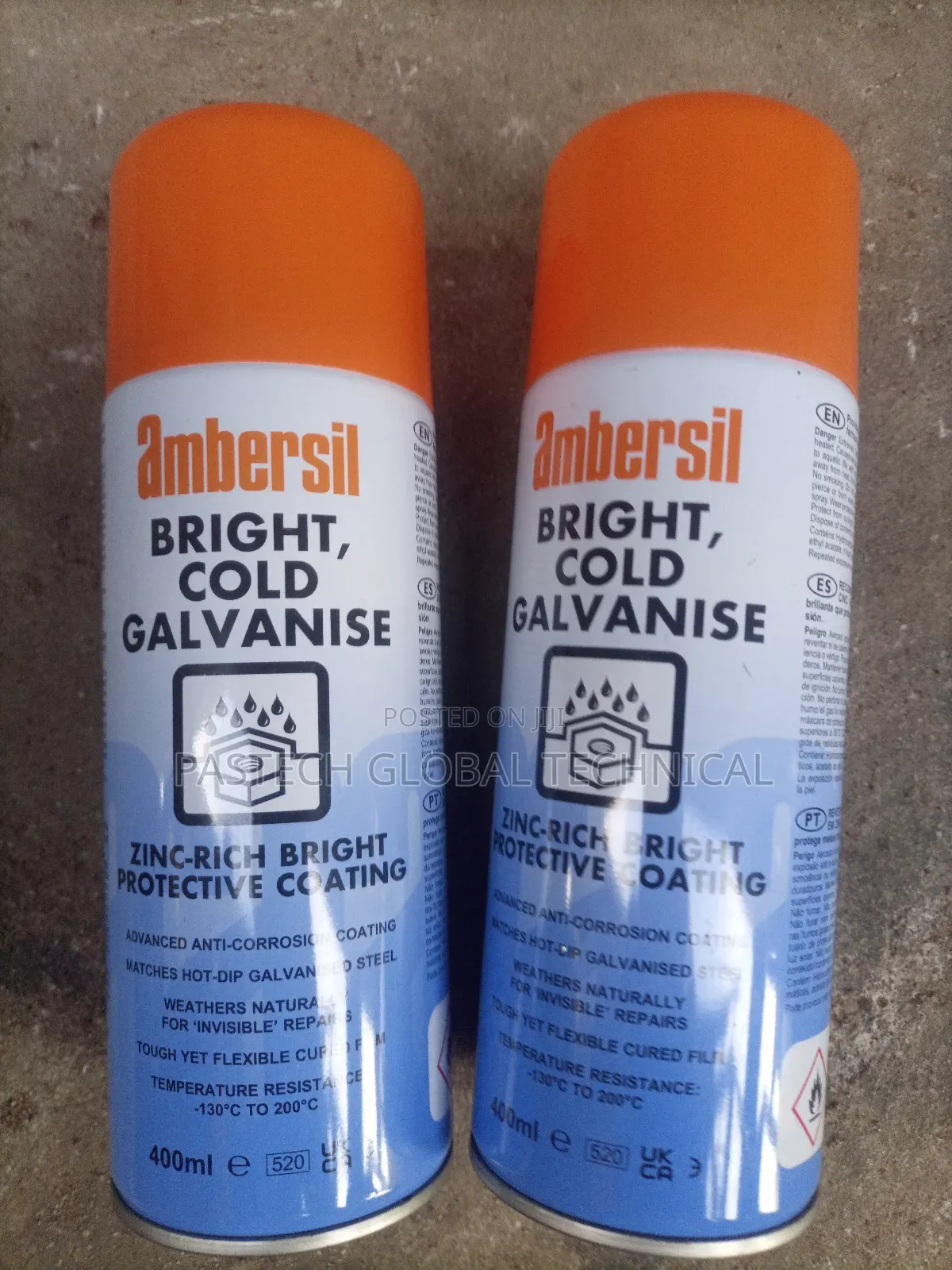 Ambersil Bright Cold Galvanise 400ml