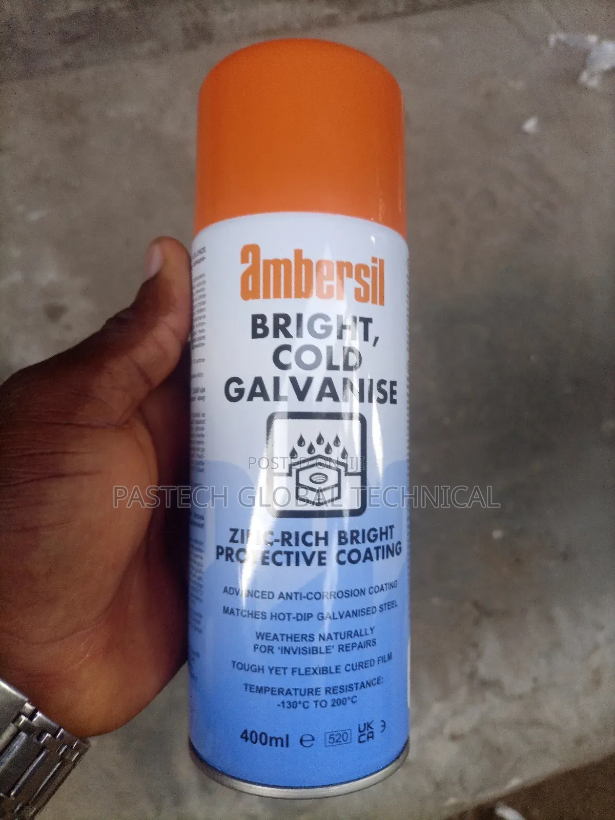 Ambersil Bright Cold Galvanise 400ml