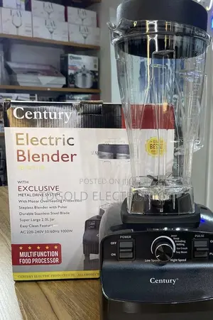 The Century Electric Blender With Extra Mill Cup (1500W)