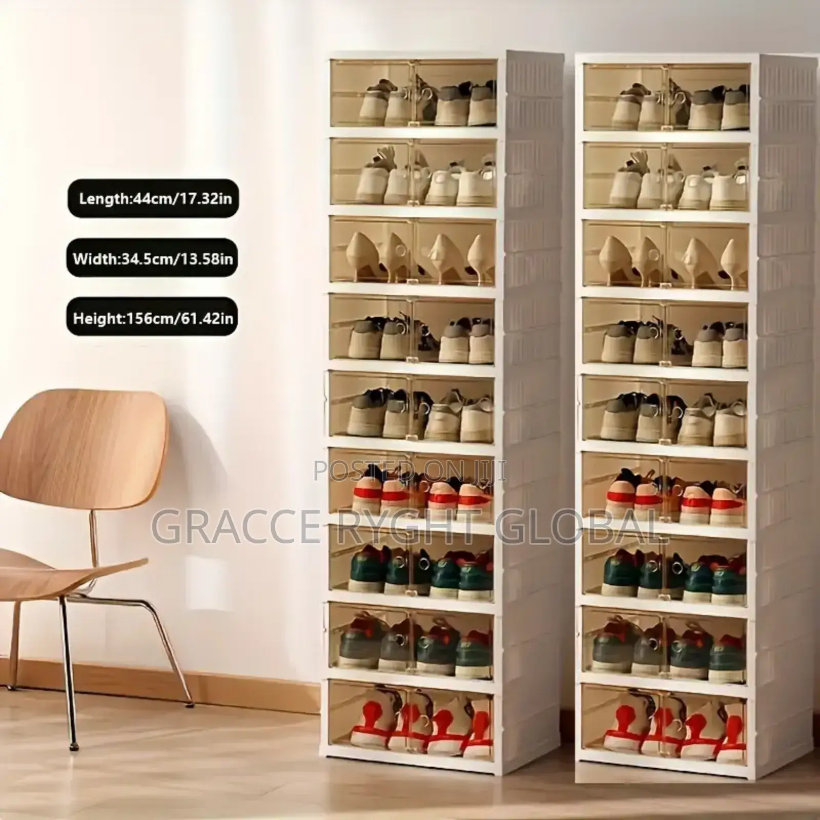 Collapsible Closet Shoe Rack 9 Layer