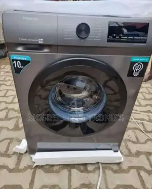 10kg Hisense Frontload Washing Machine Silver