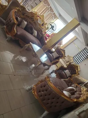 Complete Set of High Quality Imported Royal Fabric Sofa Chai