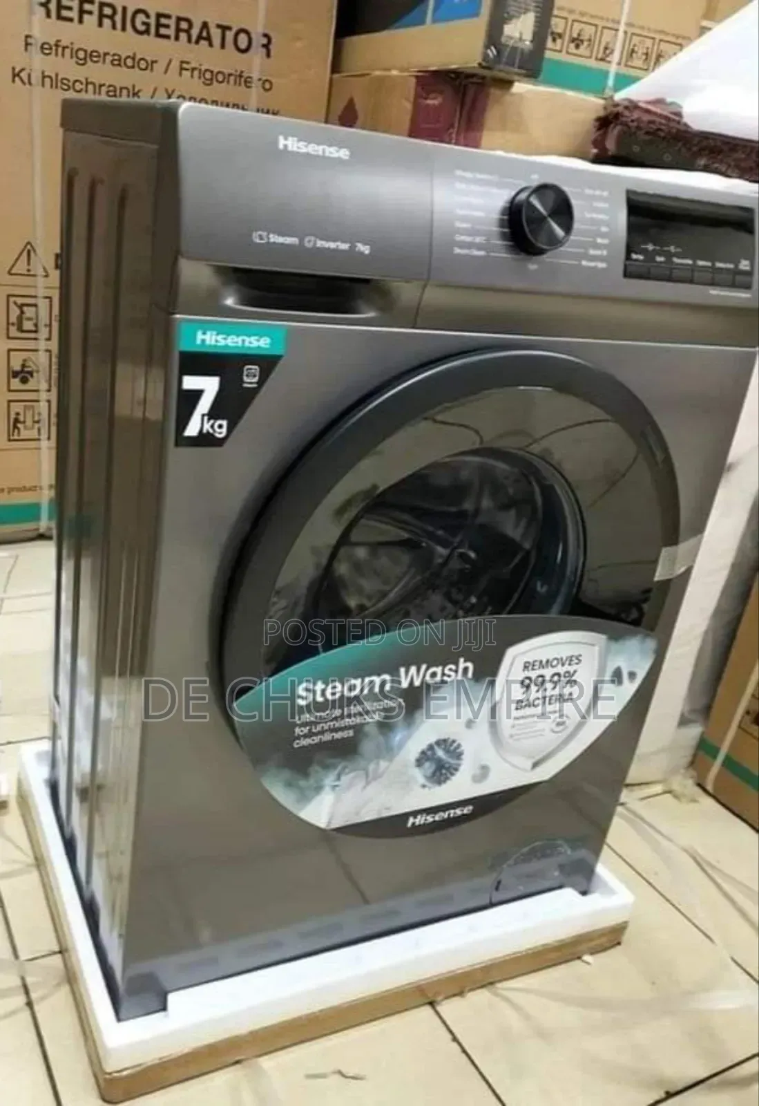>Hisense 7kg Inverter Frontloader Automatic Washing Machine<