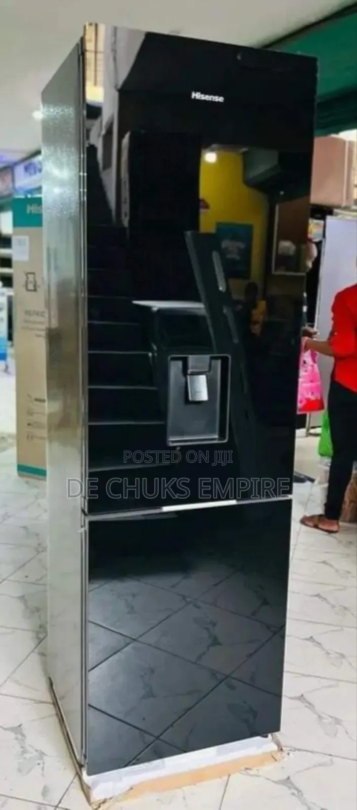Hisense 308 L Bottom Freezer Double Door Fridge Dispenser
